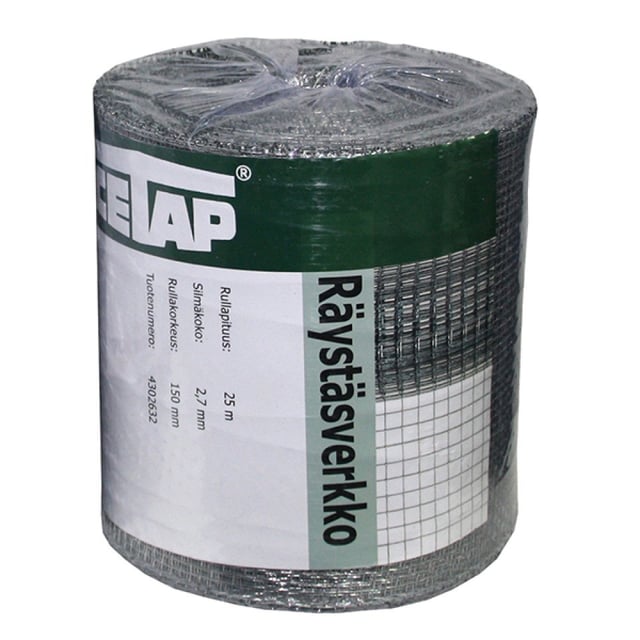 Räystäs/suojaverkko 150mm KS  25m