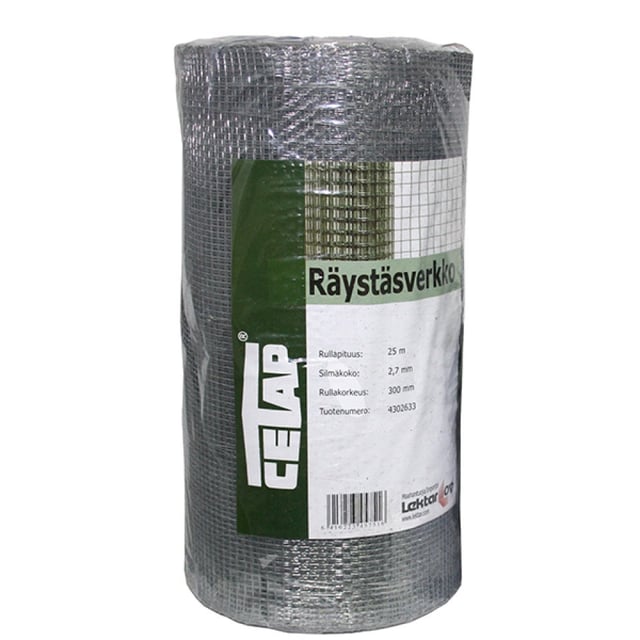Räystäs/suojaverkko 300 mm KS  25m